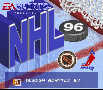 NHL 96 (USA) screen shot title